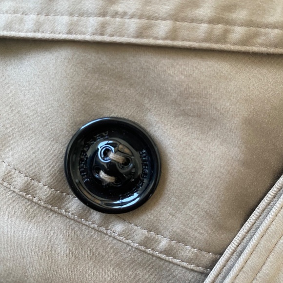 Burberry Trench Dress Vest Tan Color Size IT46 Elegant Classy - Picture 5 of 7